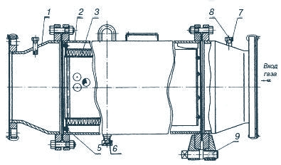 Газовый фильтр ФГМ-300 типовой чертеж